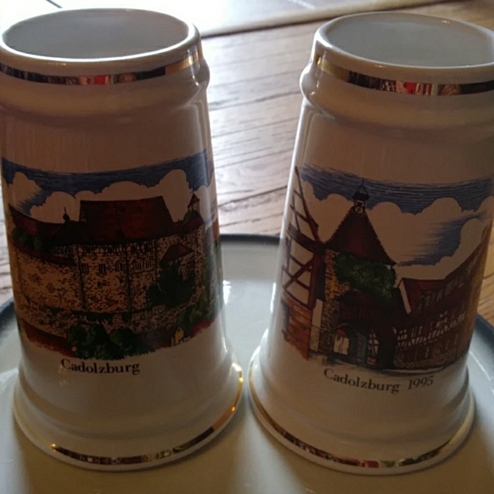 Set 2 German Steins